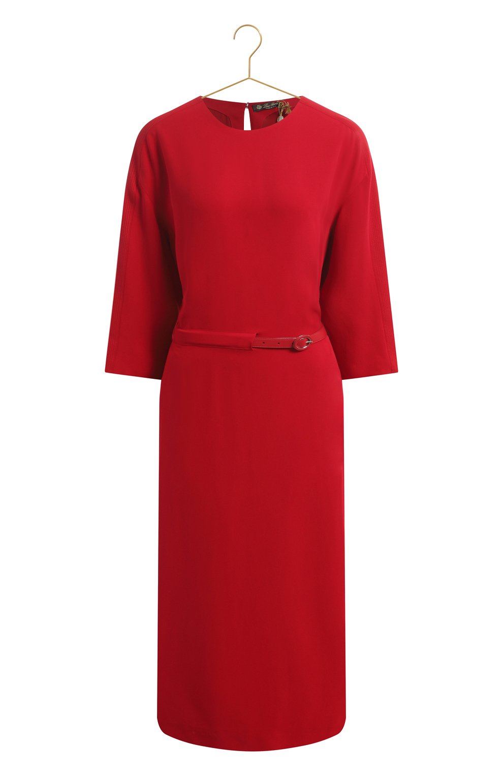 Шелковое платье | Loro Piana | Красный - 1