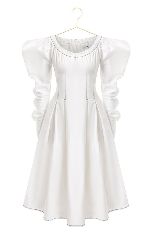 Хлопковое платье | Rejina Pyo | Белый - 1