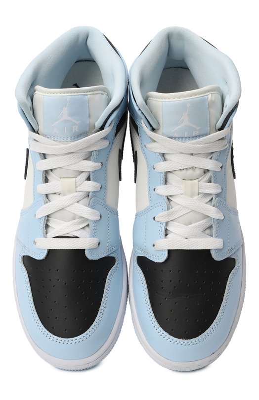 Кеды Air Jordan 1 Mid "Ice Blue" | Nike | Голубой - 2