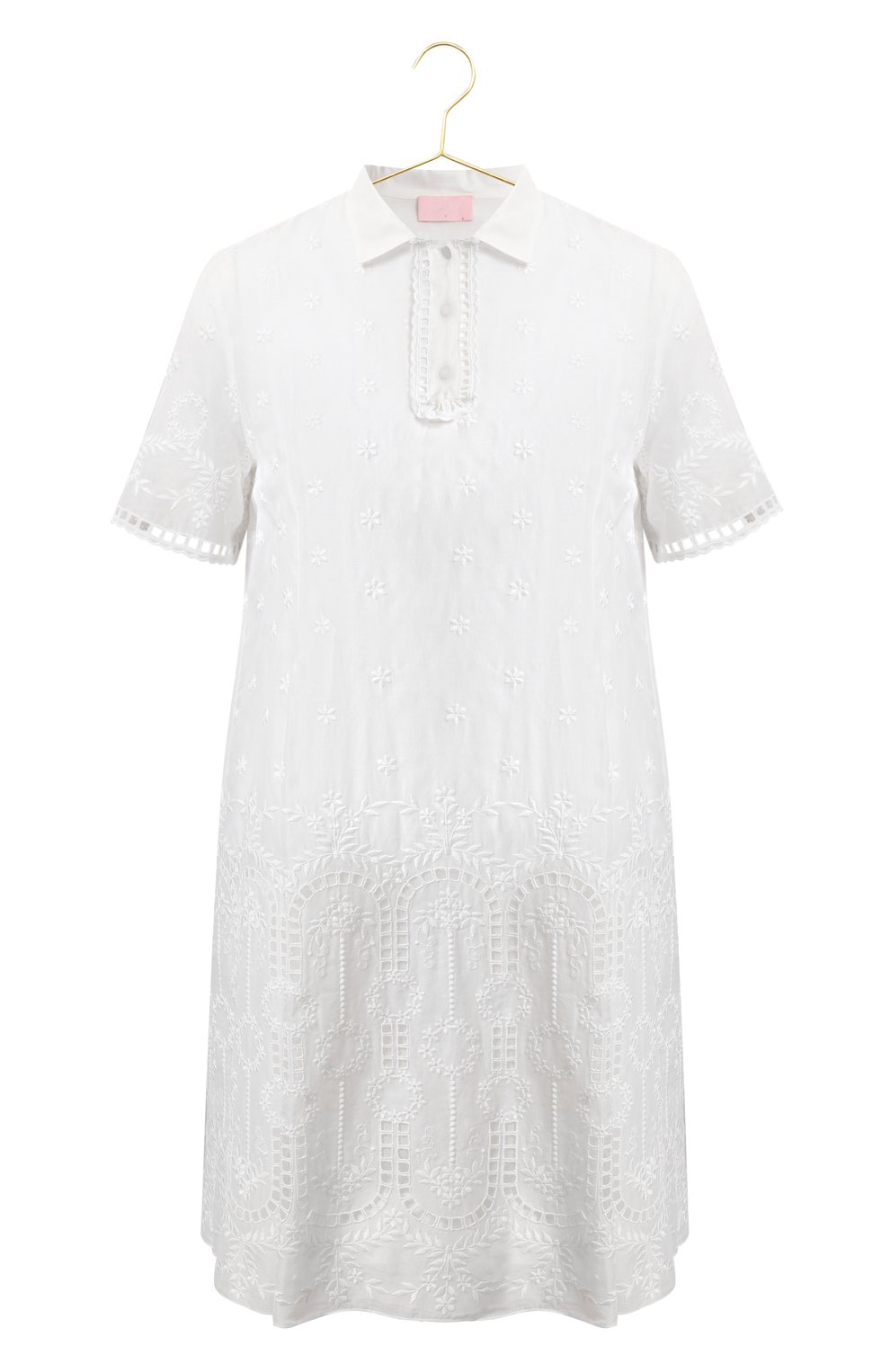 Хлопковое платье | Giamba | Белый - 1