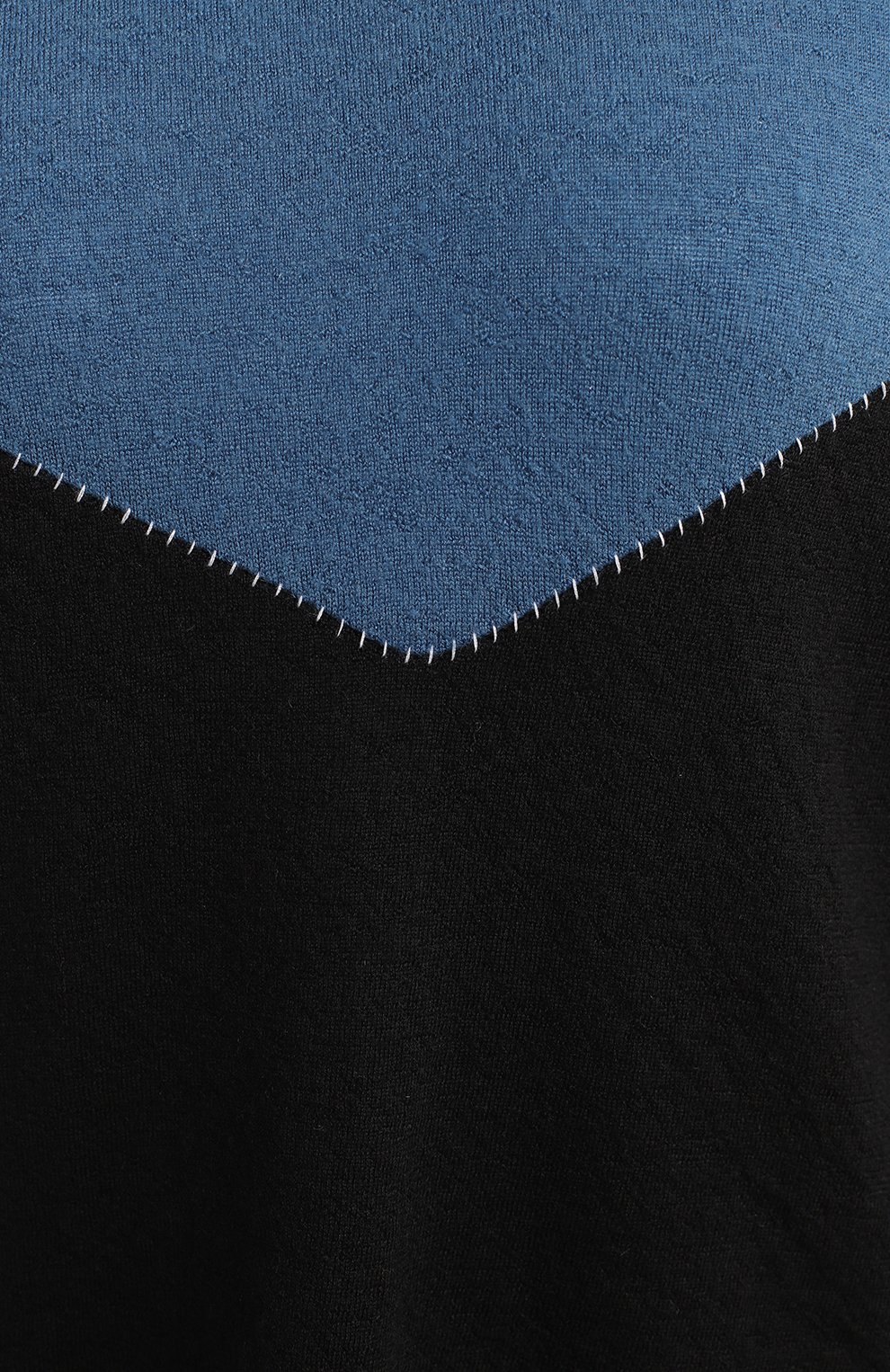 Кашемировый пуловер | Ben Tavernity Unravel Project | Синий - 3