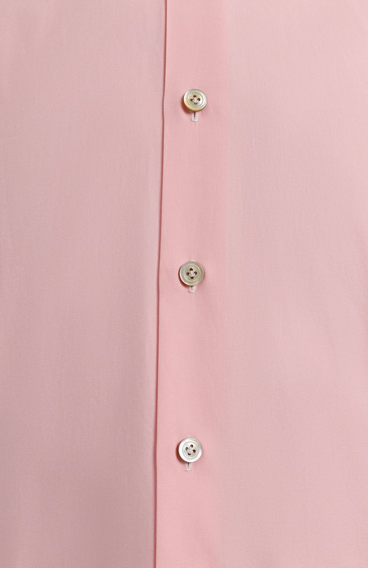 Хлопковая рубашка | Kiton | Розовый - 3