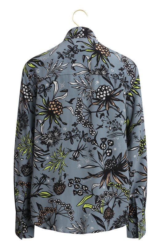 Шелковая блузка | Markus Lupfer | Синий - 2