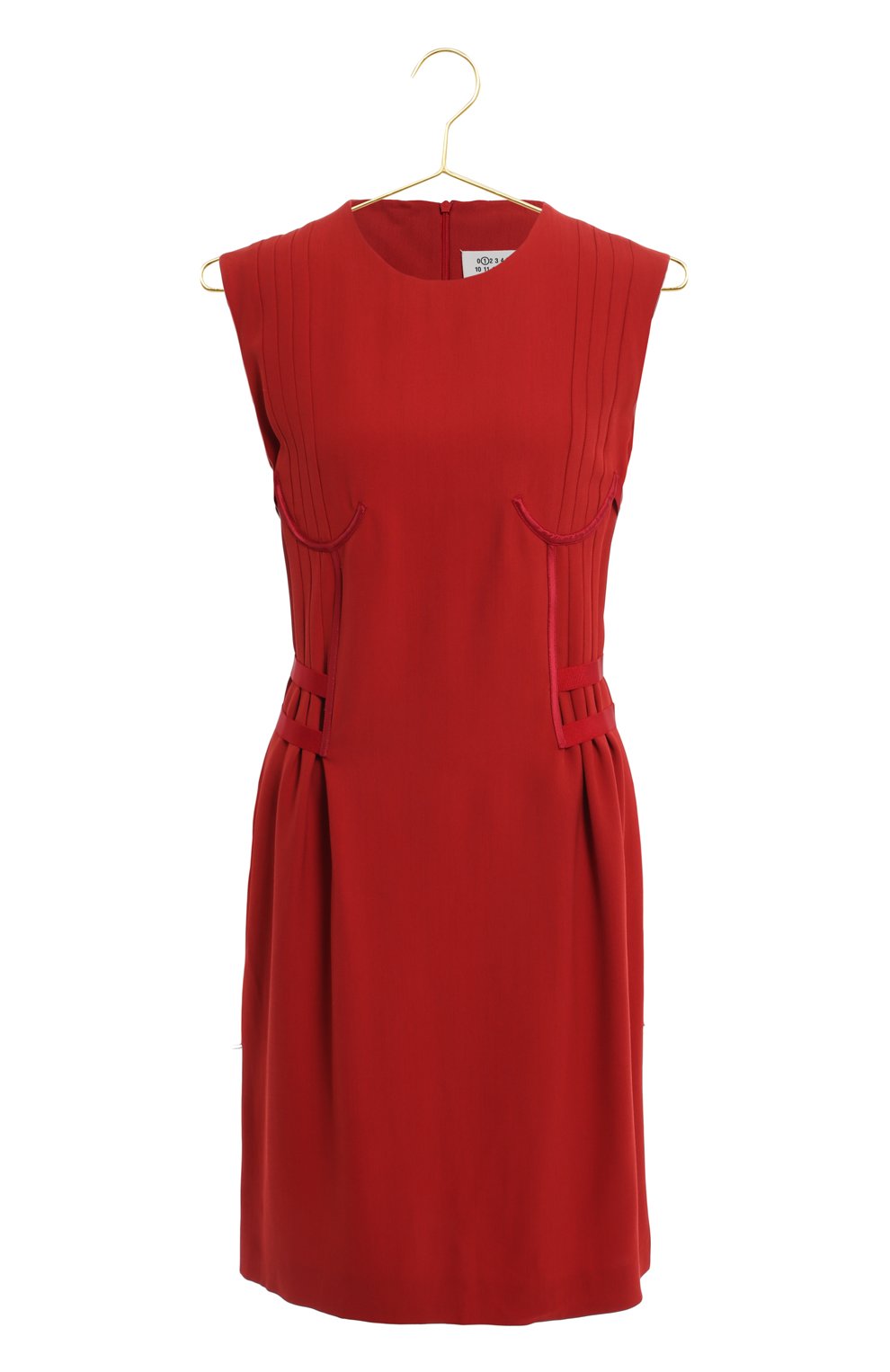 Платье из вискозы и шерсти | Maison Margiela | Красный - 1