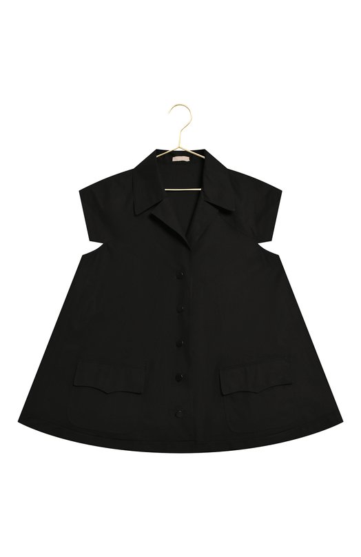 Хлопковая блуза | Alaia | Чёрный - 1