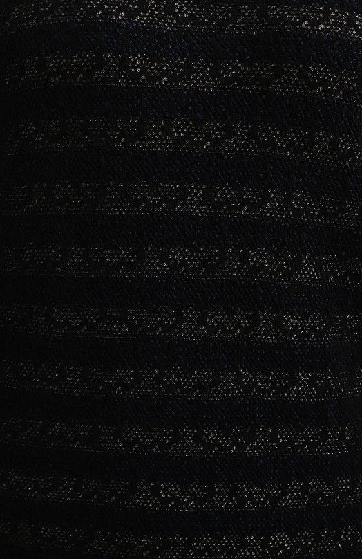 Платье из хлопка и шелка | Chanel | Синий - 3