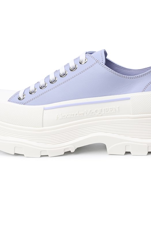 Кожаные ботинки Treadslick | Alexander McQueen | Фиолетовый - 8