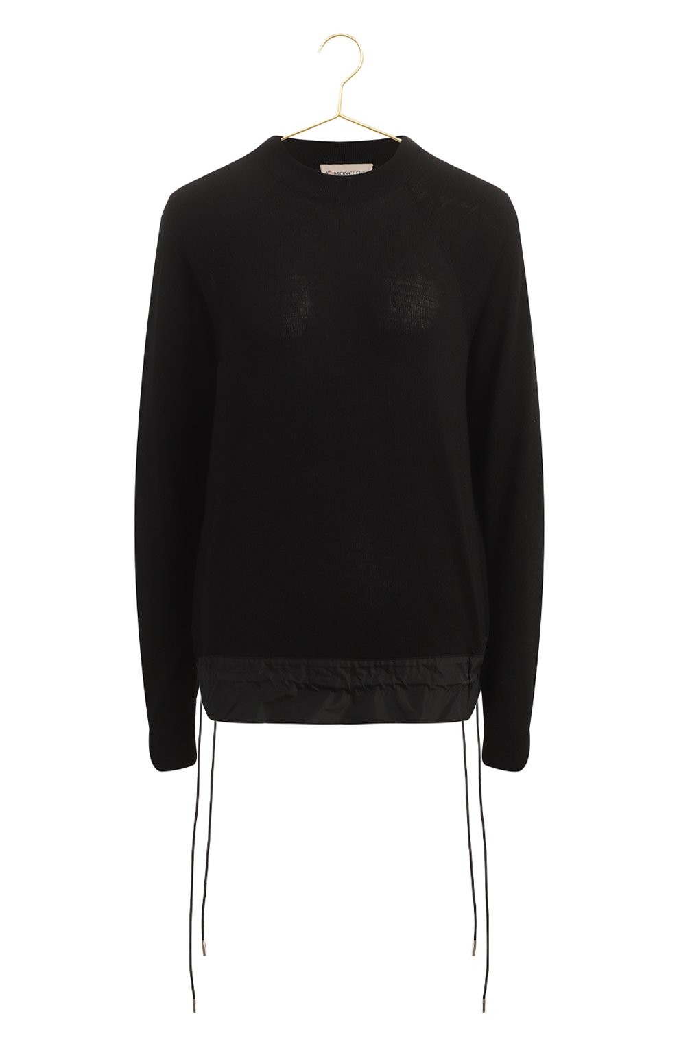 Шерстяной пуловер | Moncler | Чёрный - 1