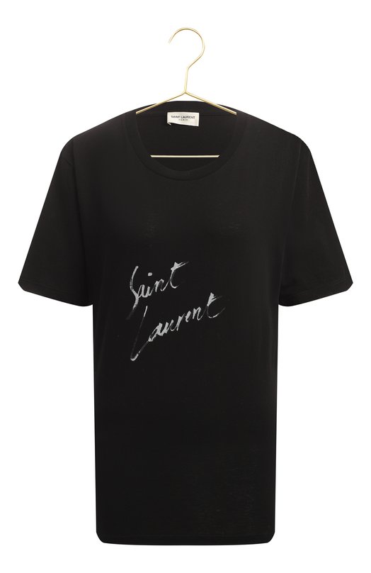 Хлопковая футболка | Saint Laurent | Чёрный - 1