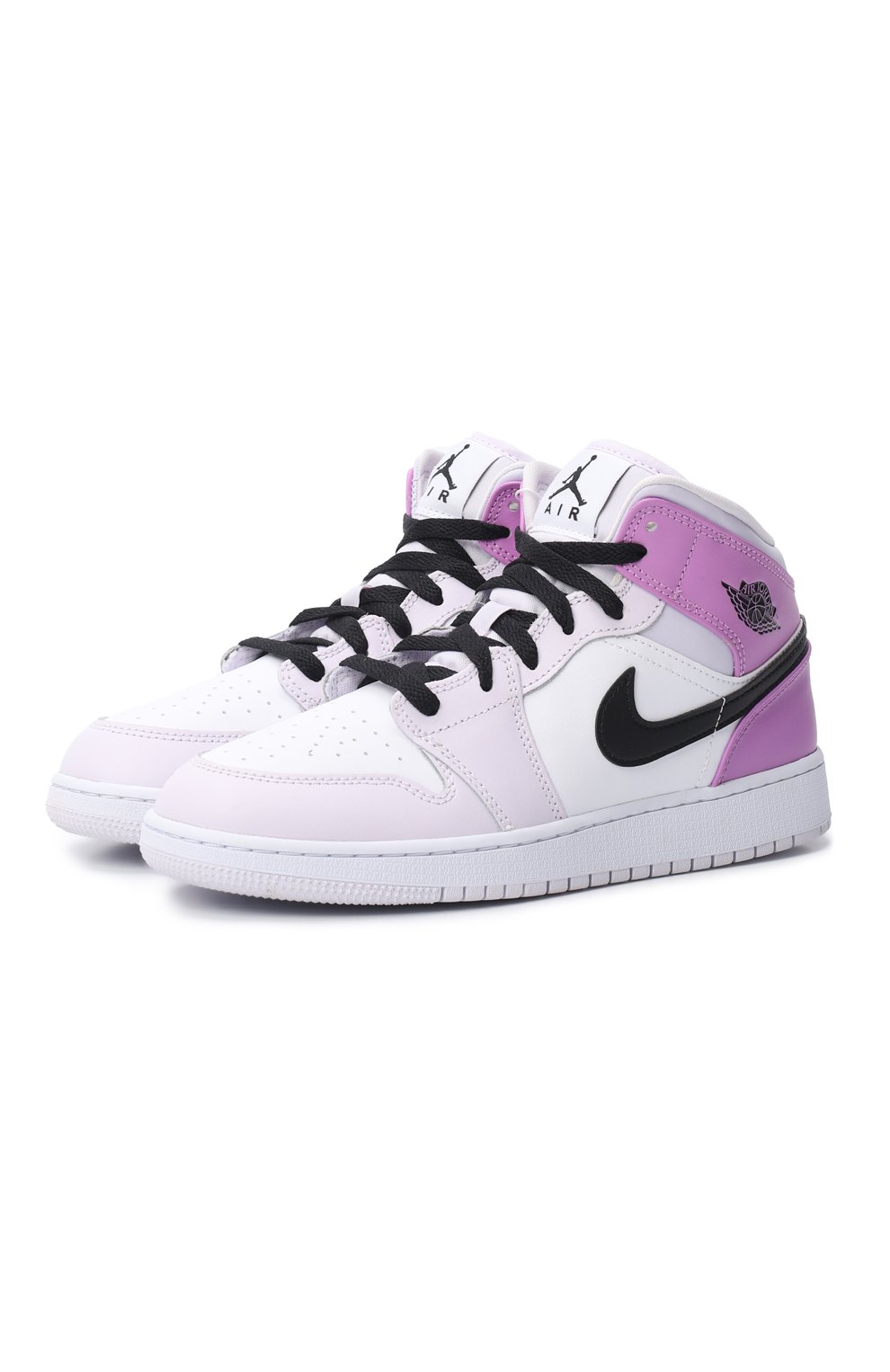 Кеды Air Jordan 1 Mid Barely Grape | Nike | Фиолетовый - 1