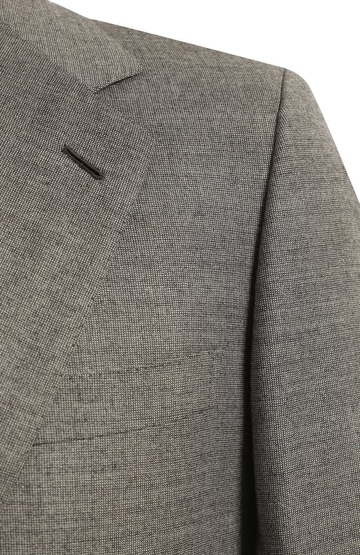 Шерстяной пиджак | Brioni | Серый - 4