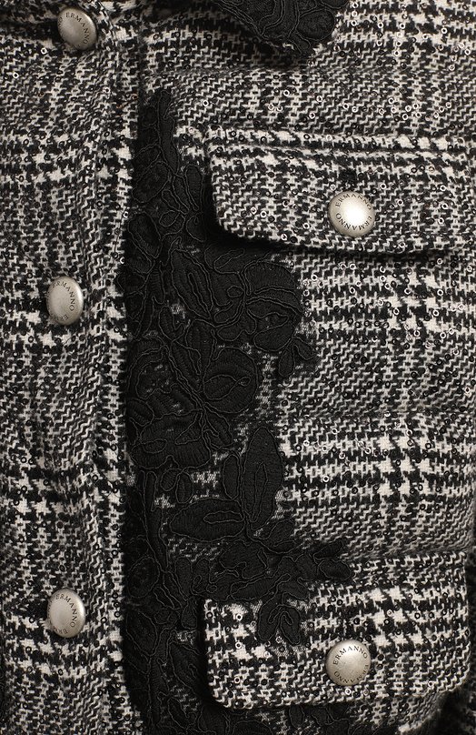 Куртка | Ermanno Firenze | Чёрно-белый - 3