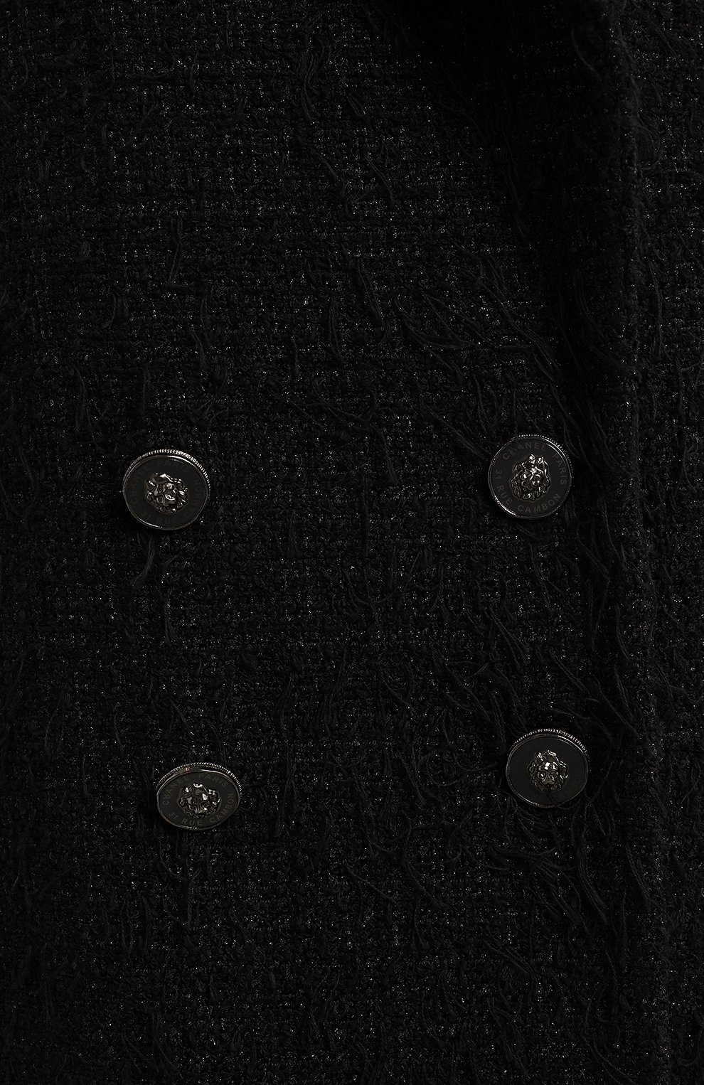 Хлопковое пальто | Chanel | Чёрный - 3