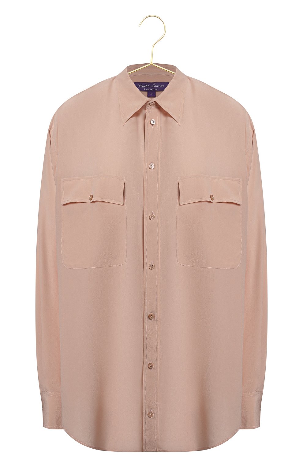 Шелковая рубашка Ralph Lauren, цвет Розовый купить на ресейл-платформе ...