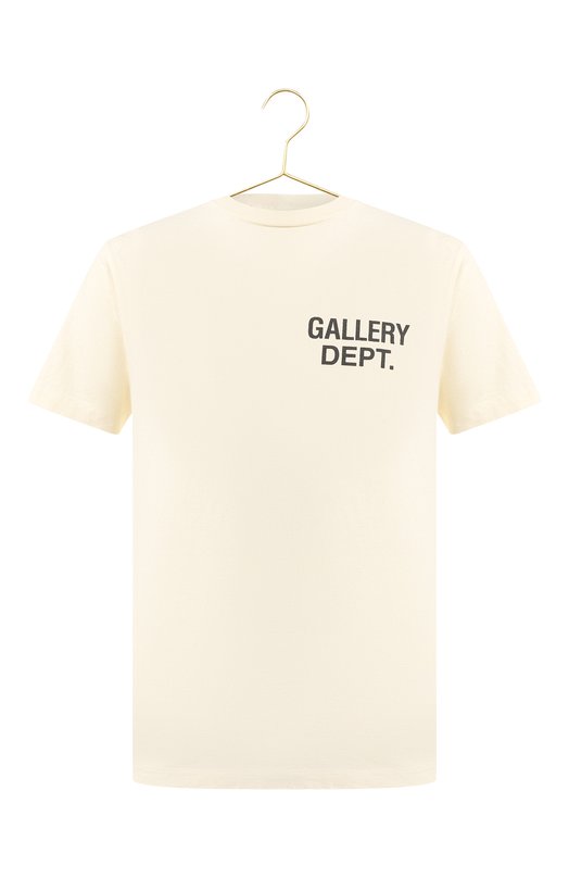 Хлопковая футболка | Gallery Dept. | Кремовый - 1
