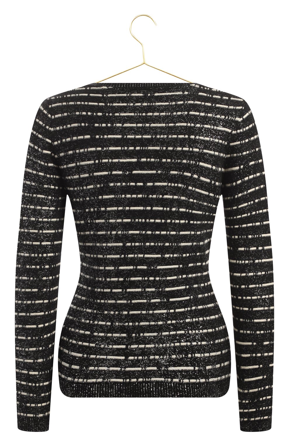 Пуловер из шерсти и кашемира | Chanel | Чёрно-белый - 2