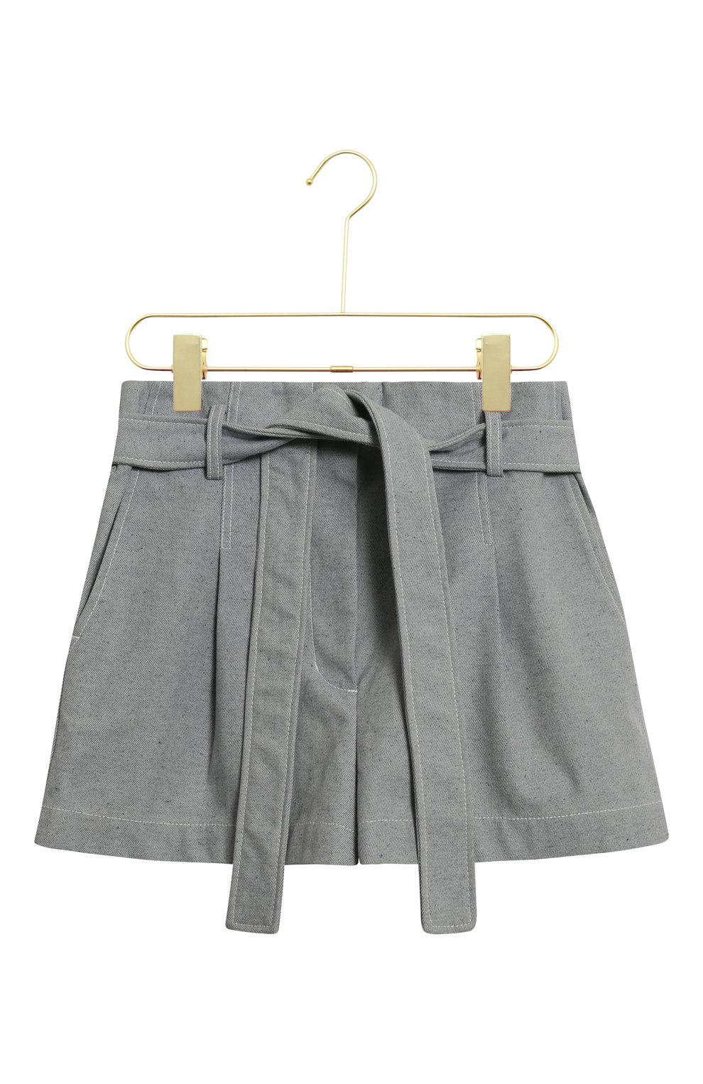 Хлопковые шорты | 3.1 Phillip Lim | Серый - 1