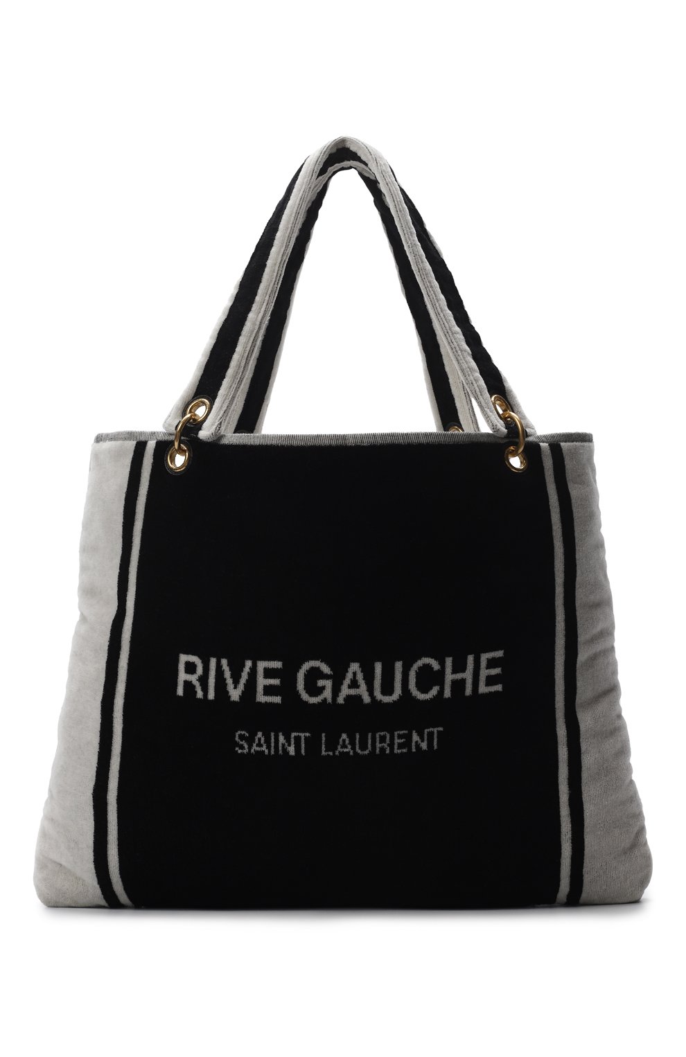 Сумка Rive Gauche Towel | Saint Laurent | Чёрно-белый - 1