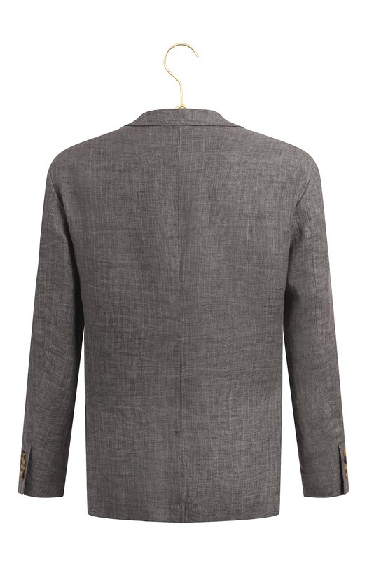 Пиджак из льна | Brunello Cucinelli | Серый - 2