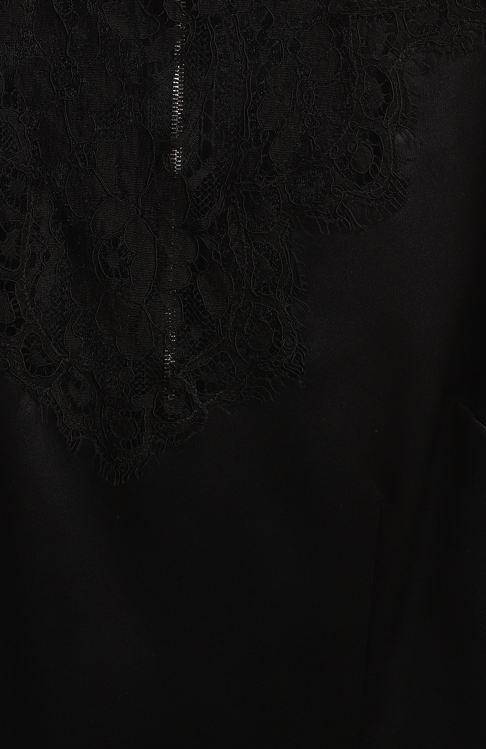 Топ из шелка и хлопка | Dolce & Gabbana | Чёрный - 3