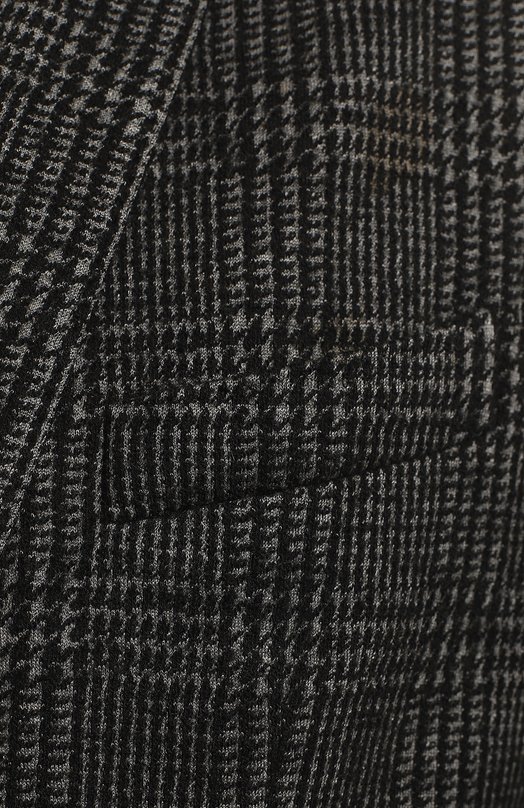 Пиджак из шерсти и шелка с кашемиром | Dolce & Gabbana | Серый - 3