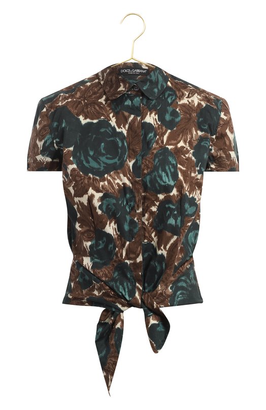 Хлопковая блузка | Dolce & Gabbana | Разноцветный - 1