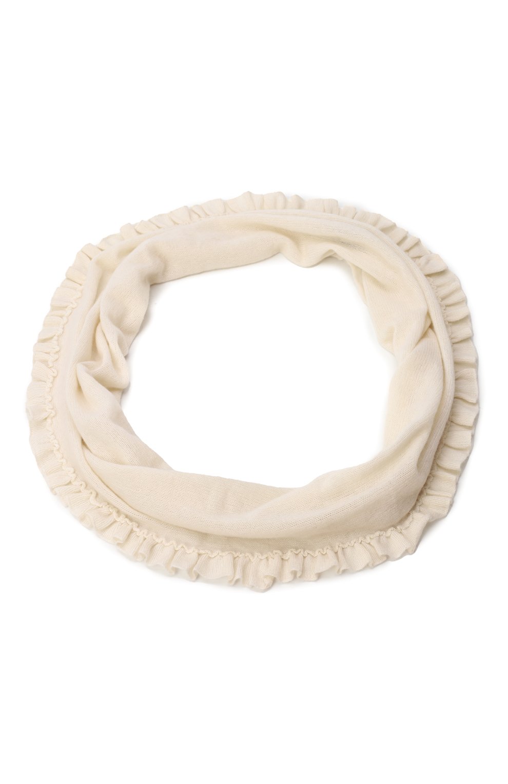 Кашемировый шарф-снуд | Giorgio Armani | Белый - 1
