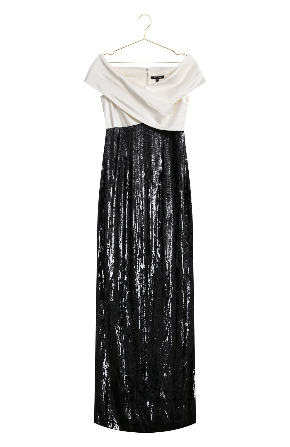 Платье с пайетками | St. John | Чёрно-белый - 1
