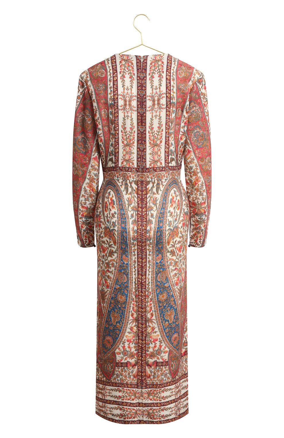 Платье из шерсти и шелка | Vilshenko | Разноцветный - 2