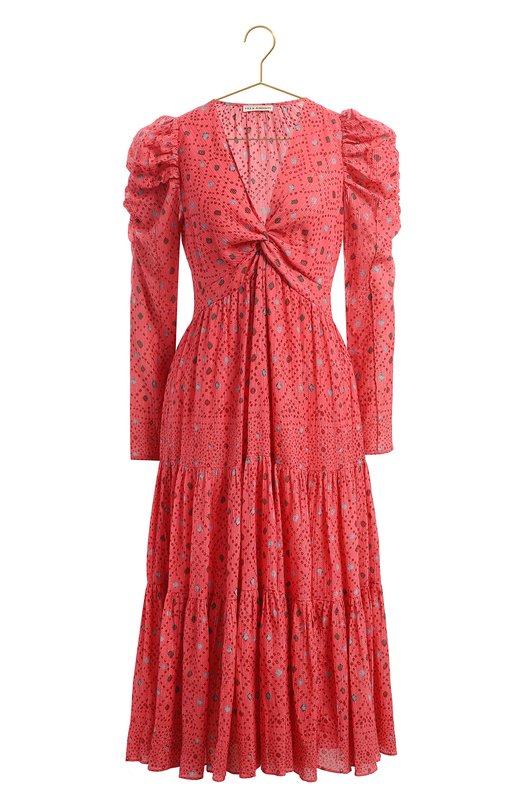 Платье из хлопка и вискозы | Ulla Johnson | Красный - 1