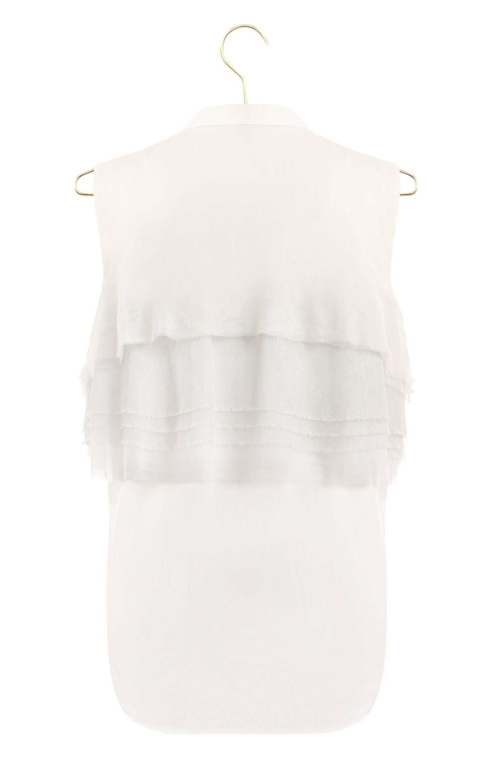 Хлопковая блузка | Brunello Cucinelli | Белый - 2