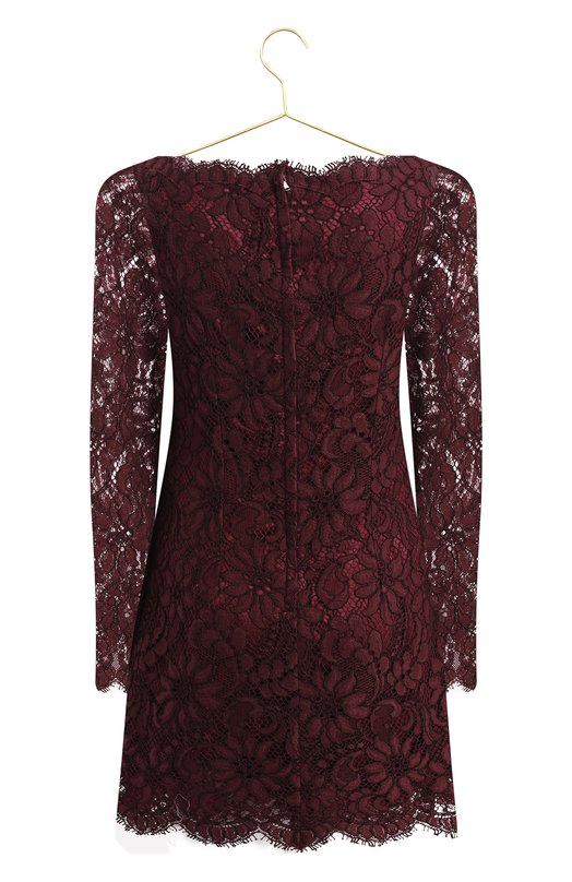 Платье из хлопка и вискозы | Dolce & Gabbana | Фиолетовый - 2