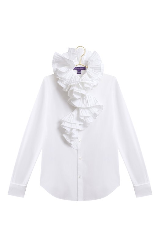 Хлопковая блузка | Ralph Lauren | Белый - 1