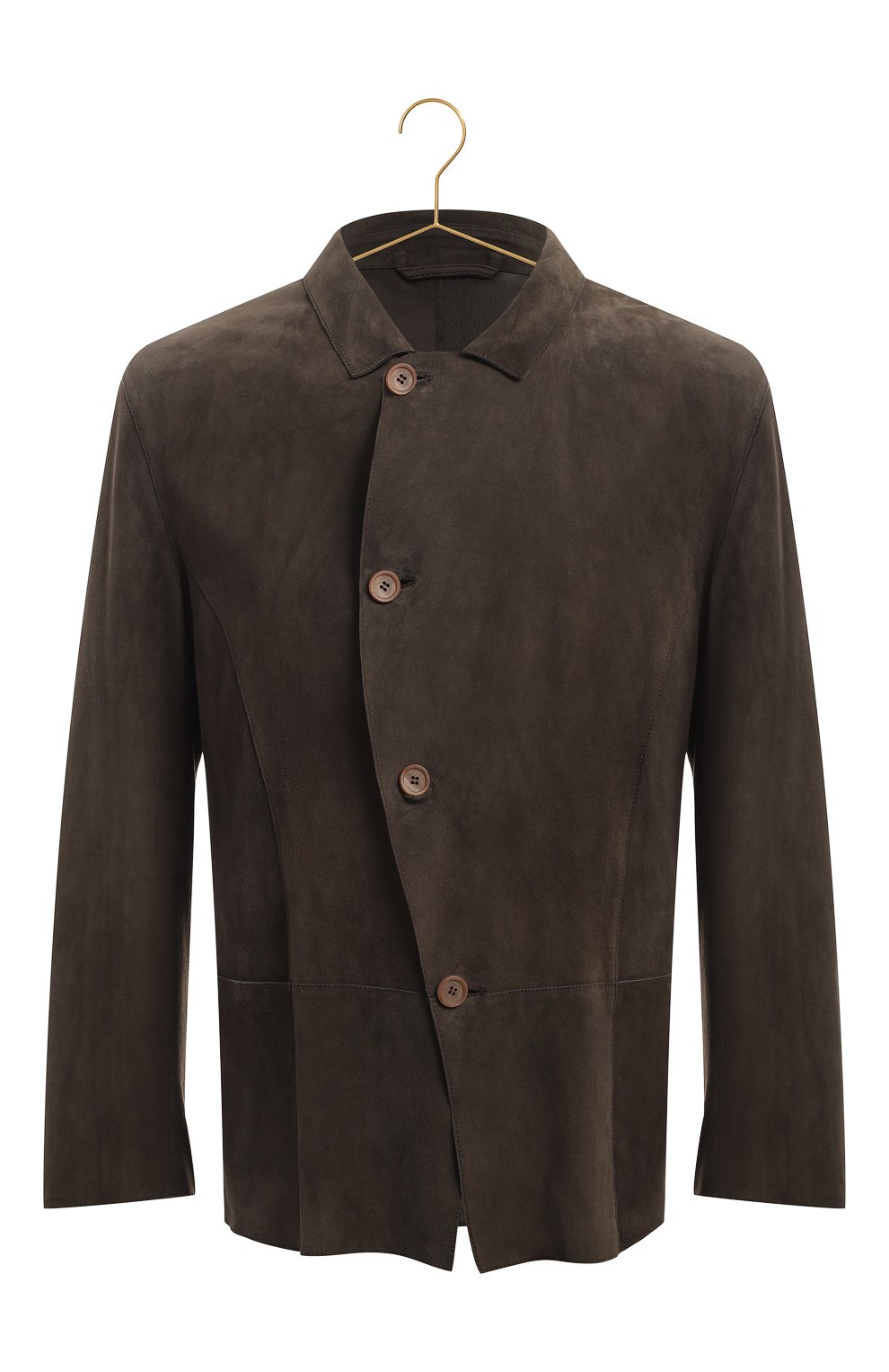 Замшевый пиджак | Giorgio Armani | Серый - 1