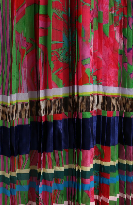 Шелковое платье | Roberto Cavalli | Разноцветный - 3