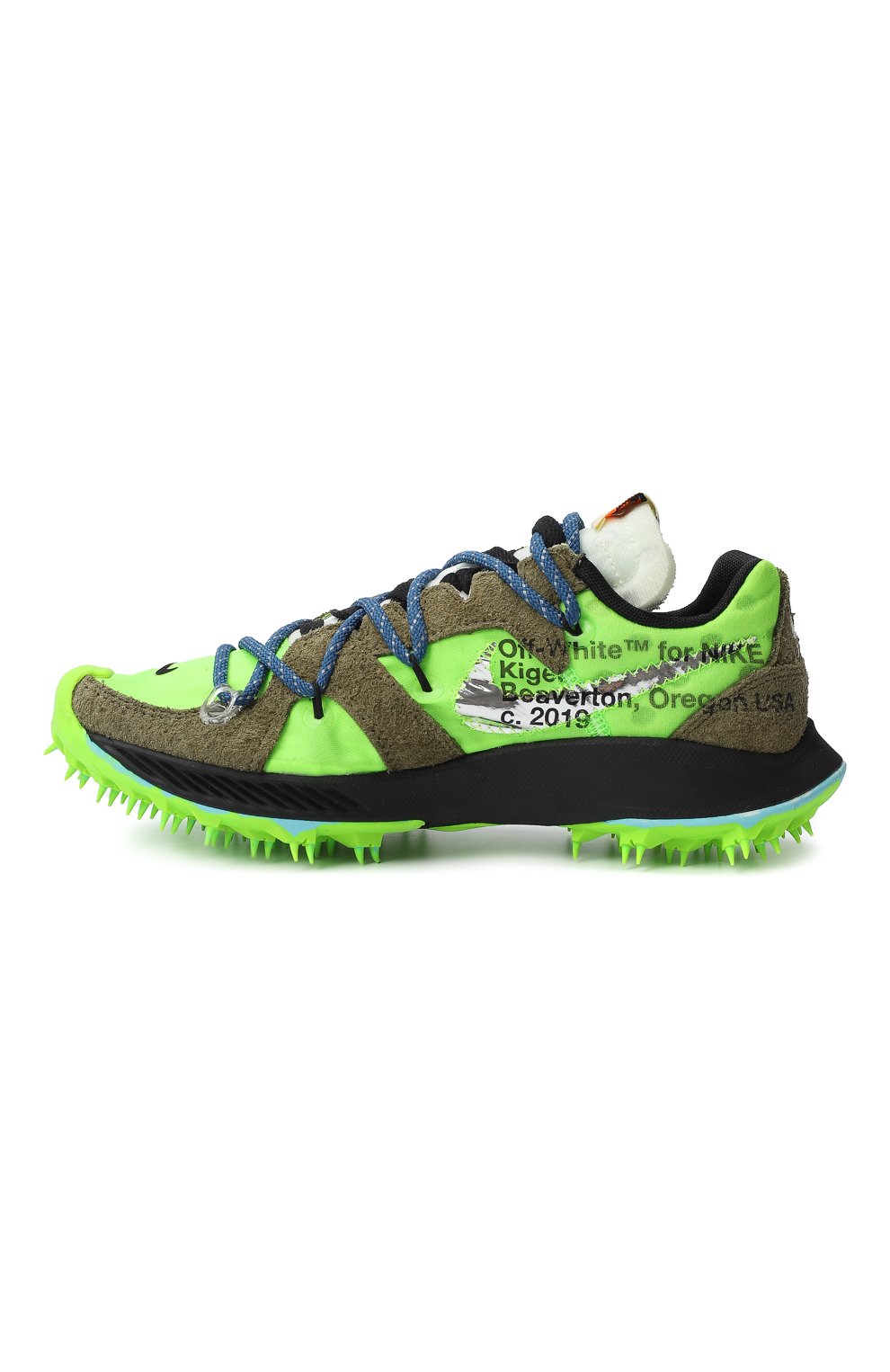 Кроссовки Off-White x Nike Zoom Terra Kiger 5 Electric Green | Nike | Зелёный - 6