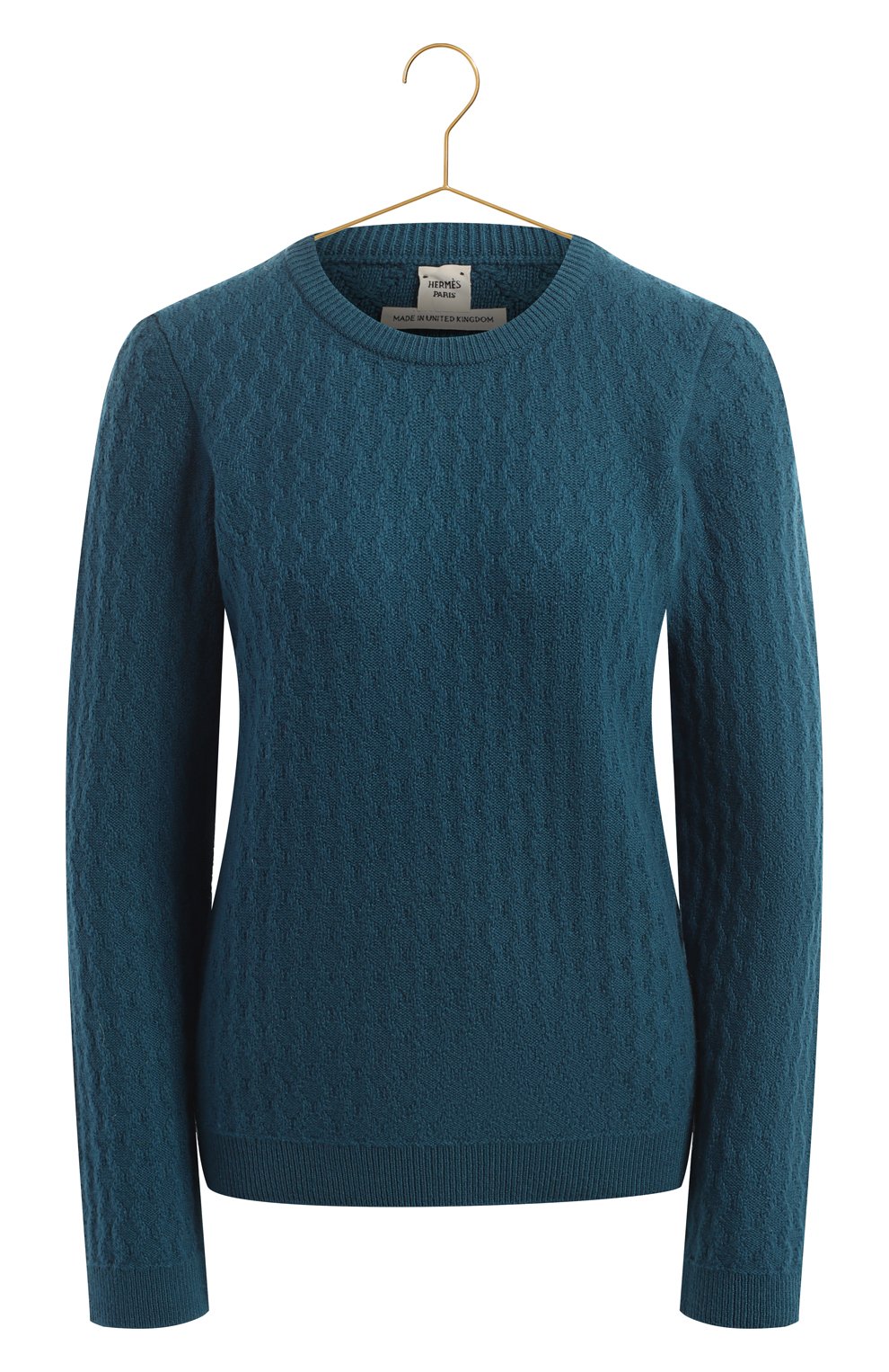 Кашемировый пуловер | Hermes | Синий - 1