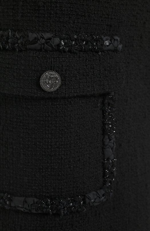 Шерстяное платье | Chanel | Чёрный - 3