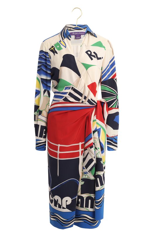 Шелковое платье | Ralph Lauren | Разноцветный - 1