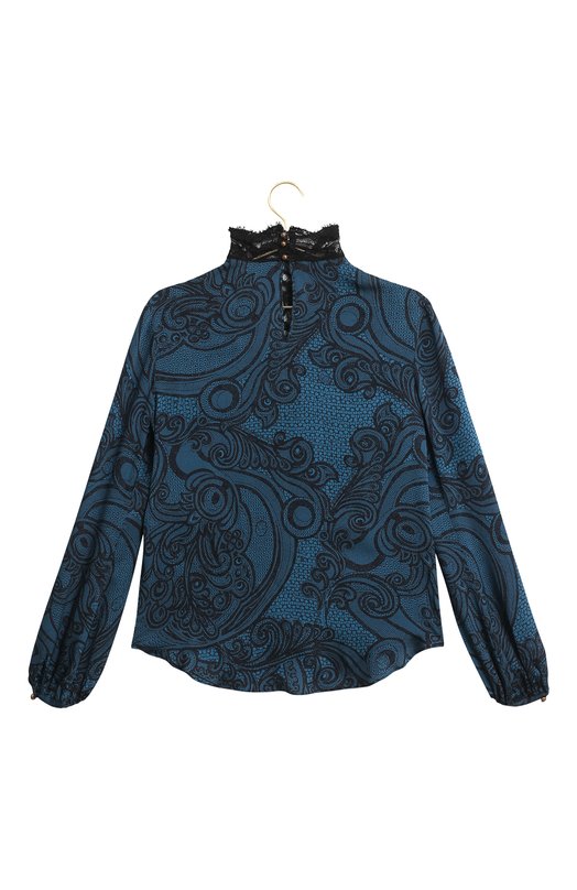 Шелковая блузка | Emilio Pucci | Синий - 2