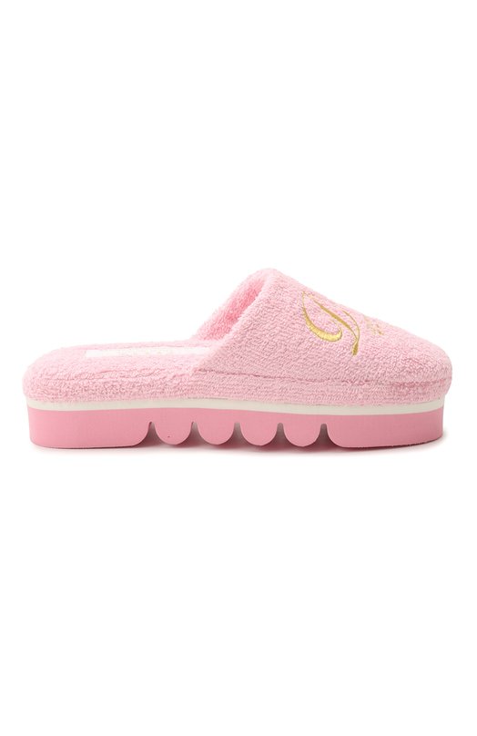Текстильные домашние туфли Pantofola | Dolce & Gabbana | Розовый - 7