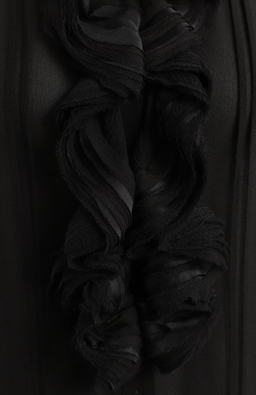 Шелковая блузка | Ermanno Scervino | Чёрный - 3