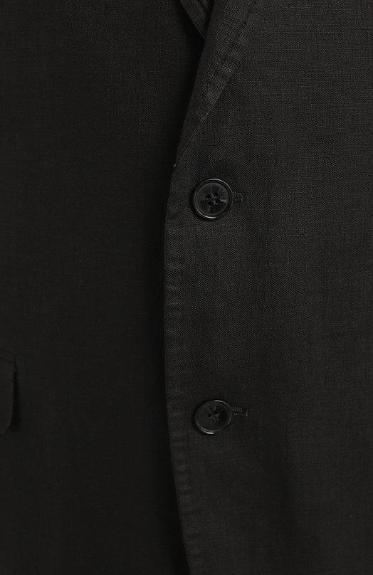 Льняной пиджак | Dolce & Gabbana | Чёрный - 3