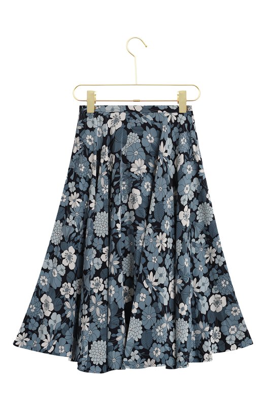 Шелковая юбка | Michael Kors Collection | Голубой - 2