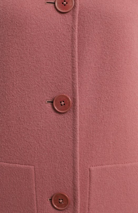 Кашемировое пальто | Bottega Veneta | Розовый - 3