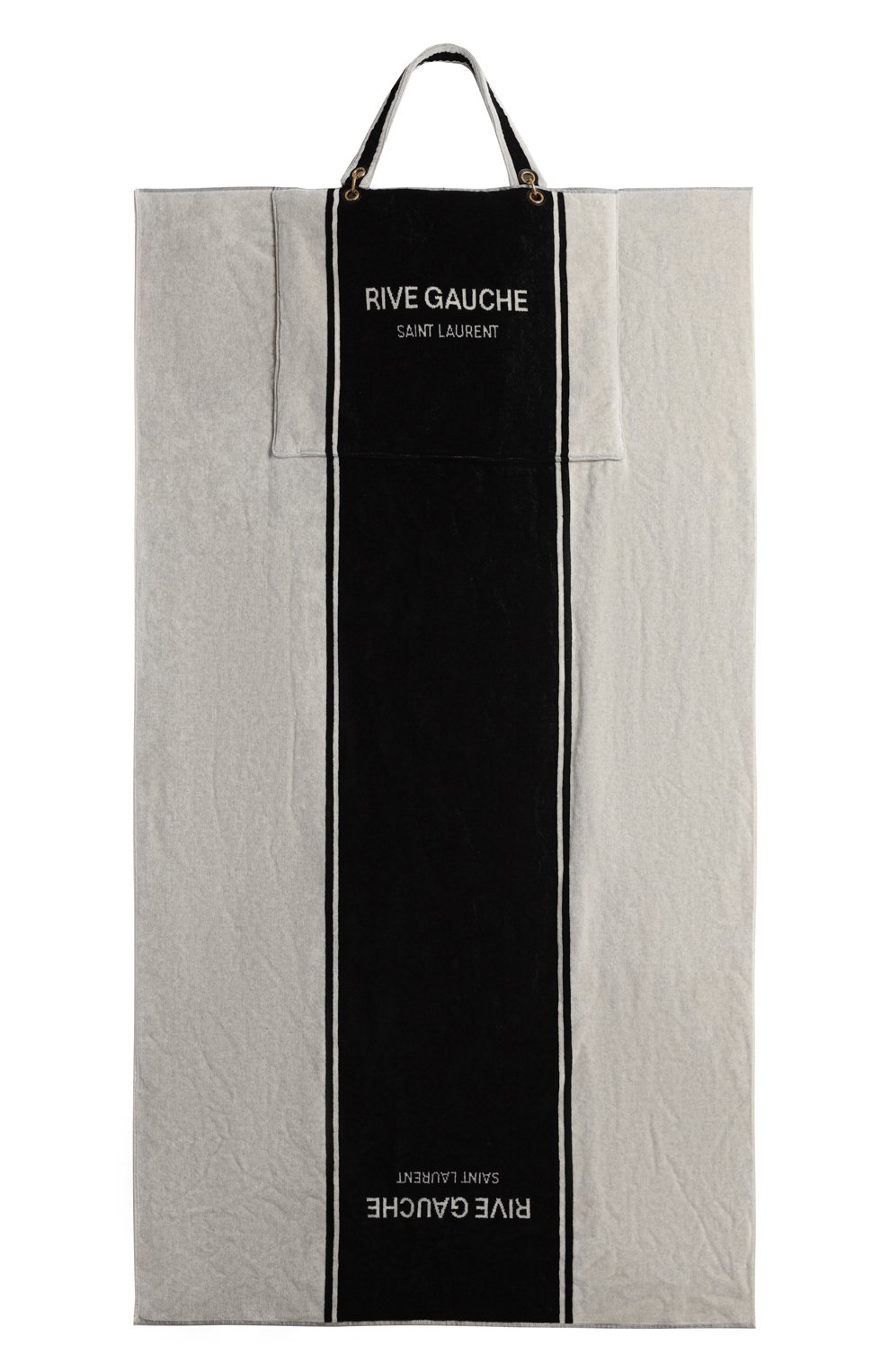 Сумка Rive Gauche Towel | Saint Laurent | Чёрно-белый - 10