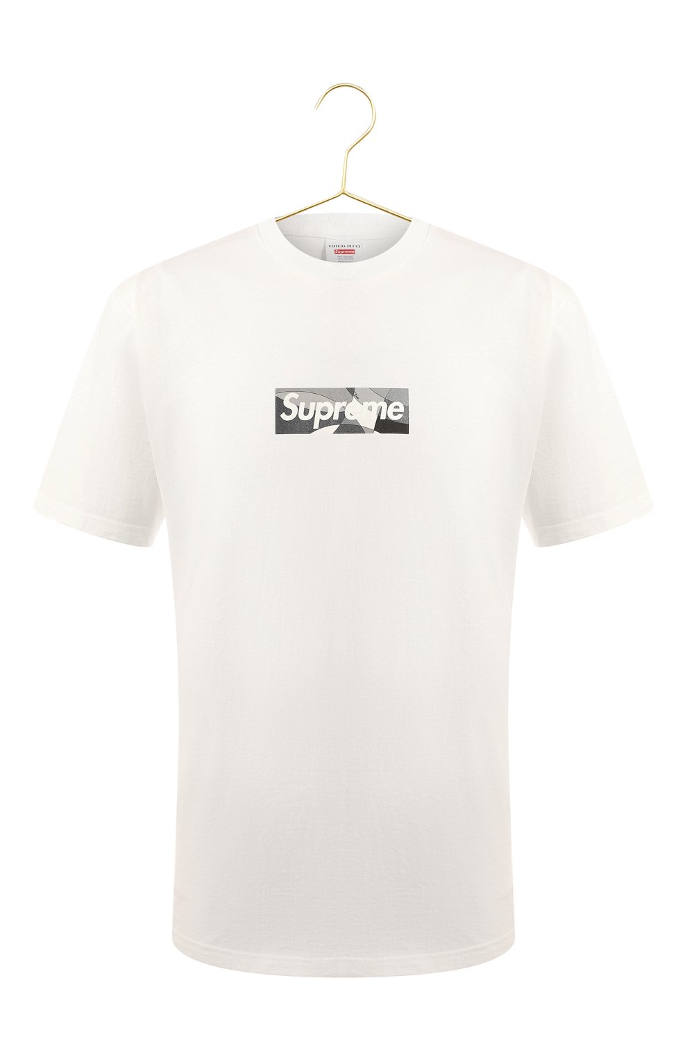Хлопковая футболка | Supreme | Белый - 1