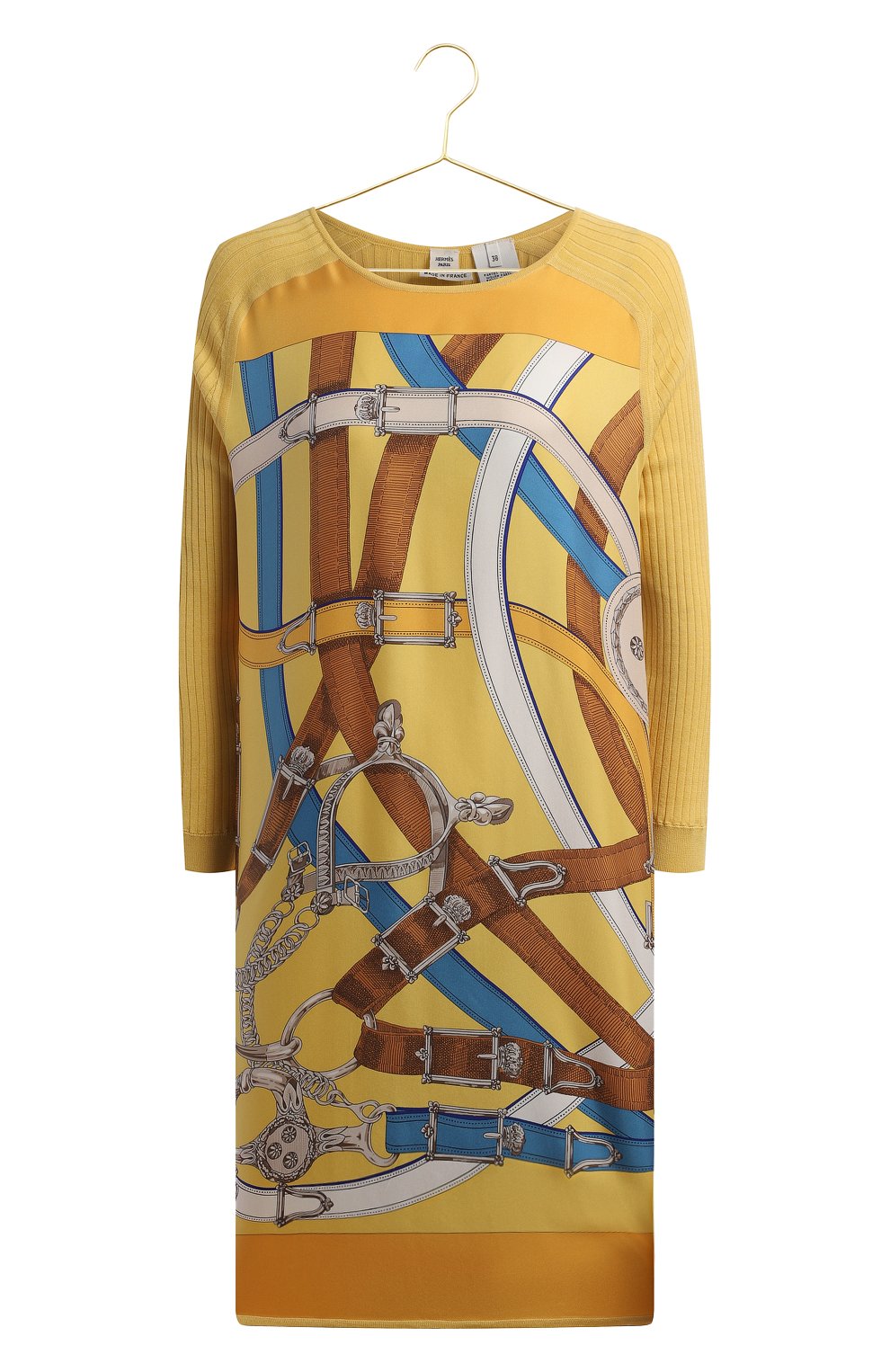 Шелковое платье | Hermes | Жёлтый - 1