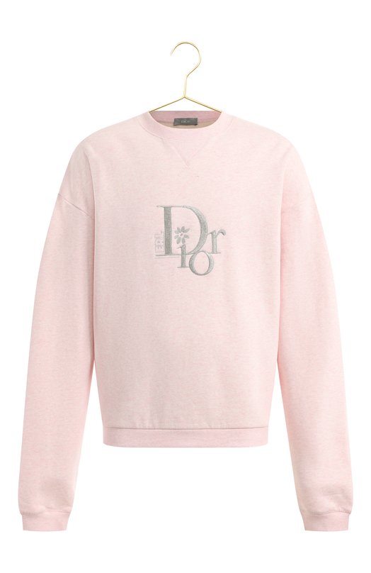 Хлопковый свитшот | Dior | Розовый - 1