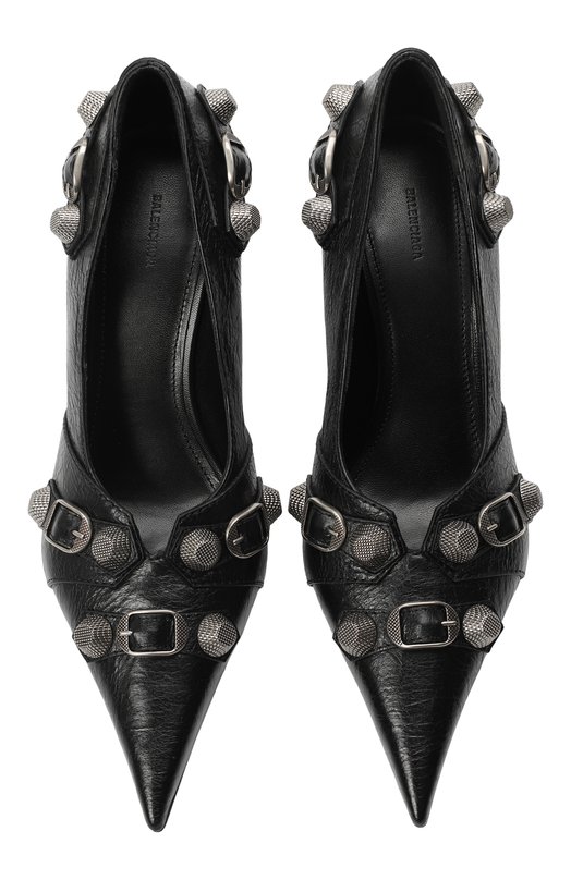 Кожаные туфли Cagole 90 | Balenciaga | Чёрный - 2